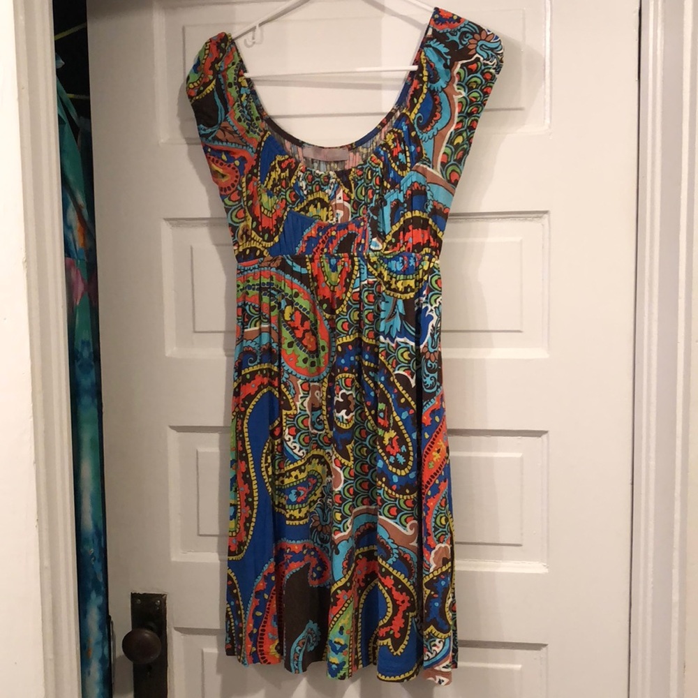 Multicolored Dress Size Small worn once